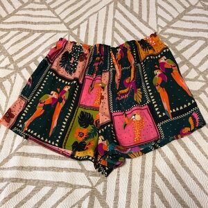 Live 4 Truth Colorful Birds and Geometric Shorts